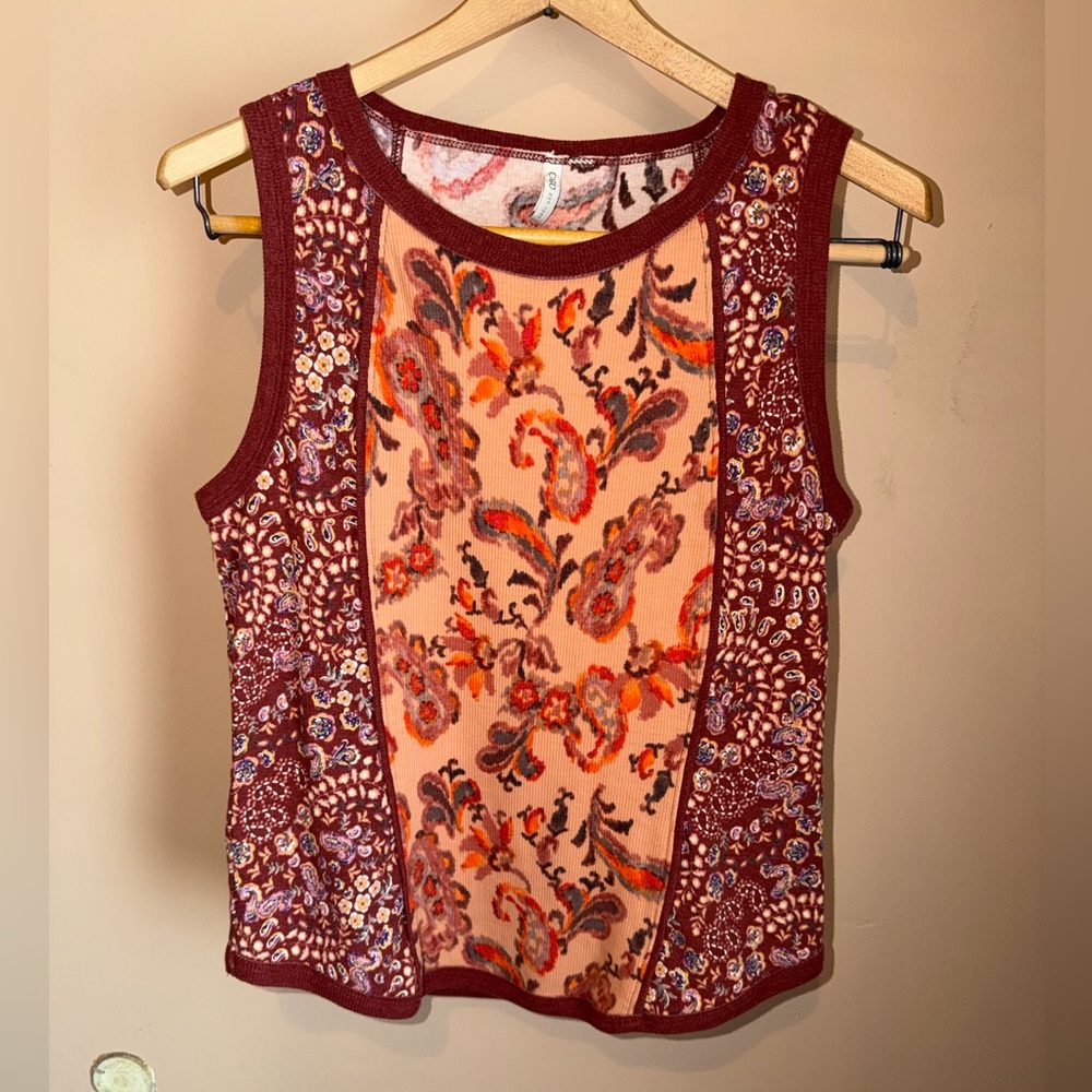 Cato Patterned Tank Top